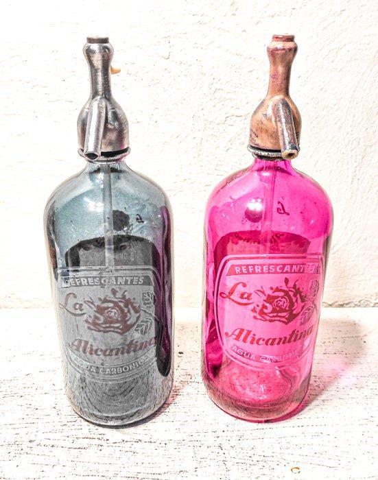 La Rosa Alicantina - Sifon Vintage - Cacaobereidingen en, Antiek en Kunst, Antiek | Wandborden en Tegels