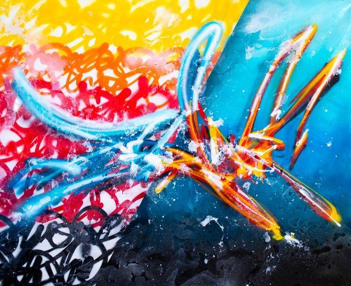 RAM - Graffiti . It´s all about Freestyle - Xxl Size, Antiquités & Art, Art | Peinture | Moderne