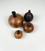4 kalebas potten - Afrika & Indonesie (Zonder Minimumprijs), Antiek en Kunst