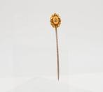 Broche - 15 karaat Geel goud Diamant (Natuurlijk), Handtassen en Accessoires, Antieke sieraden