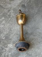 Asbak - Messing, Plastic - Porta ceneri van messing, Antiek en Kunst