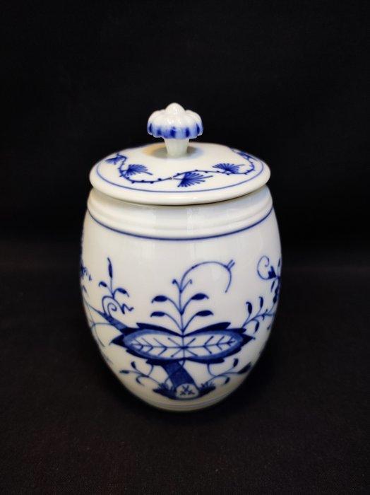 Meissen - Pot - Senftopf / Honigtopf / Marmeladentopf met, Antiek en Kunst, Antiek | Glaswerk en Kristal