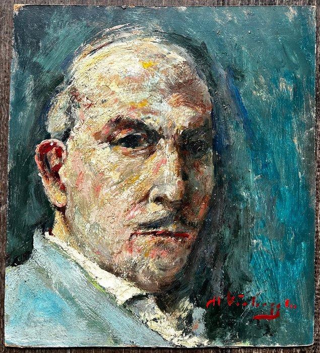 Charles Henri Verbrugghe (1877-1974) - Autoportrait de, Antiek en Kunst, Kunst | Schilderijen | Klassiek