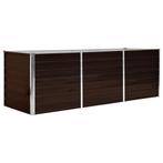 Plantenbak Gegalvaniseerd Staal - OP = OP - Bruine Topper!, Tuin en Terras, 100 cm of meer, Verzenden, Nieuw, Metaal