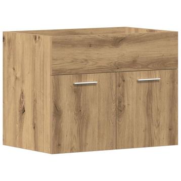 Wastafelkast Eik 60cm - Retour Deal - Badkamer Makeover, Verzenden, Wastafelkast