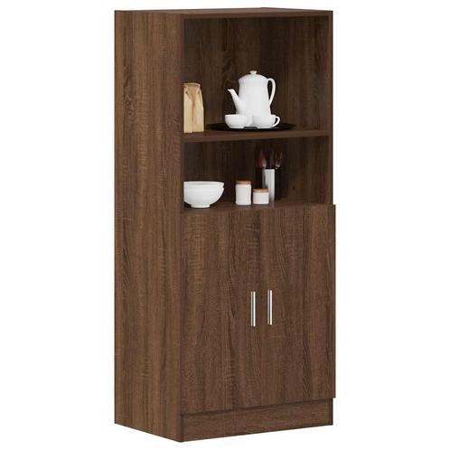 vidaXL Armoire de cuisine chêne marron 57x41,5x131,5cm, Maison & Meubles, Armoires | Autre, Neuf, Envoi