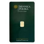 0.5 gram - Goud - 9999 Fine Gold Bar Mennica Polska (In, Postzegels en Munten