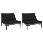 Rattan Tuinbank Halfrond 2st | Retour Deal | Perfecte Hoe..., Tuin en Terras, Tuinbanken, Verzenden, Nieuw, Rotan