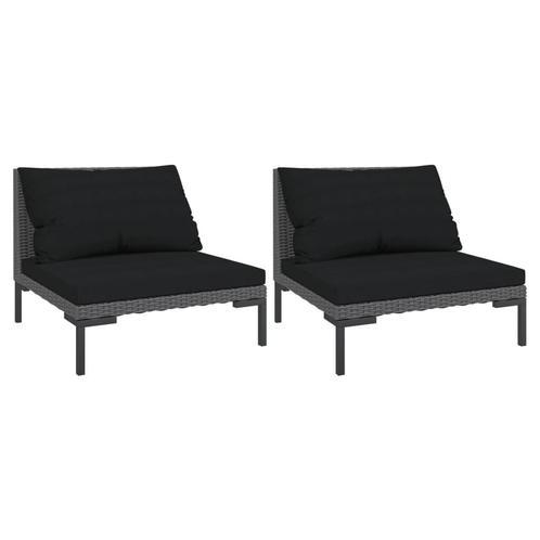 Rattan Tuinbank Halfrond 2st | Retour Deal | Perfecte Hoe..., Tuin en Terras, Tuinbanken, Nieuw, Rotan, Verzenden