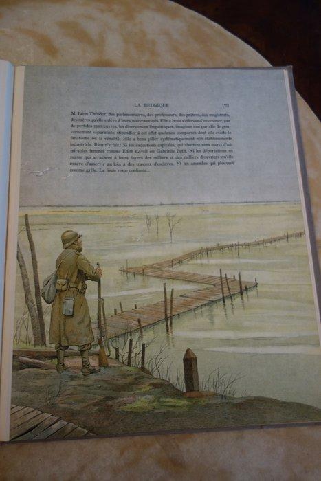 Carton de Wiart / Illustré par Job - La Belgique - 1928, Antiek en Kunst, Antiek | Boeken en Manuscripten