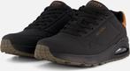Skechers Uno - Suited On Air Heren Sneakers - Zwart - Maa..., Verzenden