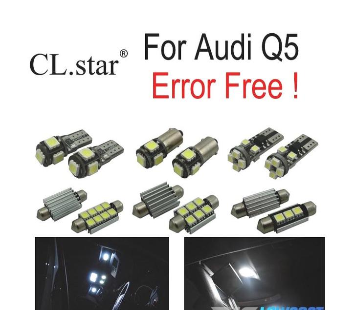 Kit 20 Ampoules Led Intérieur Pour Audi Q5 2009-2016, Auto-onderdelen, Verlichting, Verzenden