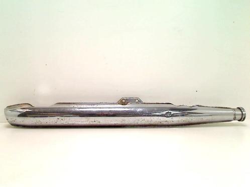 Suzuki T 500 1968-1975 0935 UITLAAT DEMPER RECHTS, Motoren, Onderdelen | Suzuki, Gebruikt, Ophalen of Verzenden