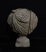 sculptuur, Busto di imperatore in peperino, XX secolo - 30, Antiek en Kunst, Antiek | Keramiek en Aardewerk