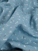 Premium Panama - Libellule sur fond bleu - Textile - 4.8 m -