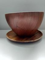 Dienblad - Teak - Collectie teak houten bowls, Antiek en Kunst