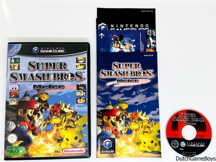 Nintendo Gamecube - Super Smash Bros - Melee - FRA, Games en Spelcomputers, Games | Nintendo GameCube, Gebruikt, Verzenden