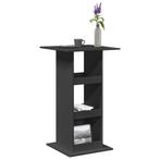 vidaXL Table de bar avec rangement noir 60x60x102 cm, Verzenden, Neuf