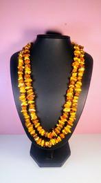 Vintage lange Baltic amber ketting - Barnsteen - Unique
