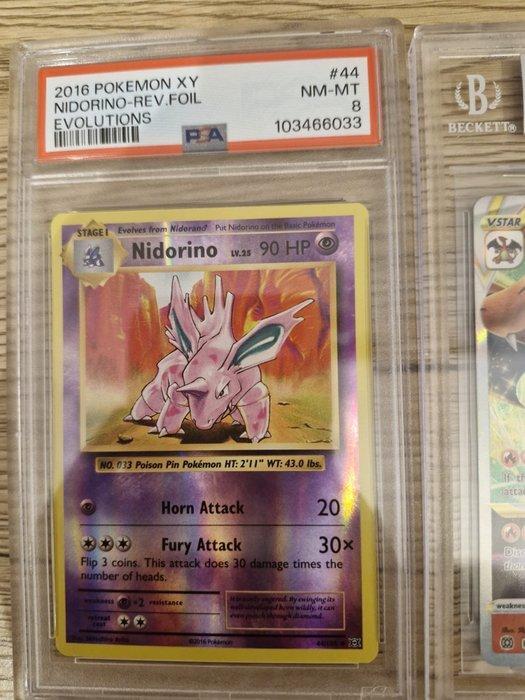 Pokémon - 3 Graded card - Nidorino, Charizard VSTAR,, Hobby & Loisirs créatifs, Jeux de cartes à collectionner | Pokémon