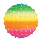 Bal spiky rainbow 20 cm, Verzenden
