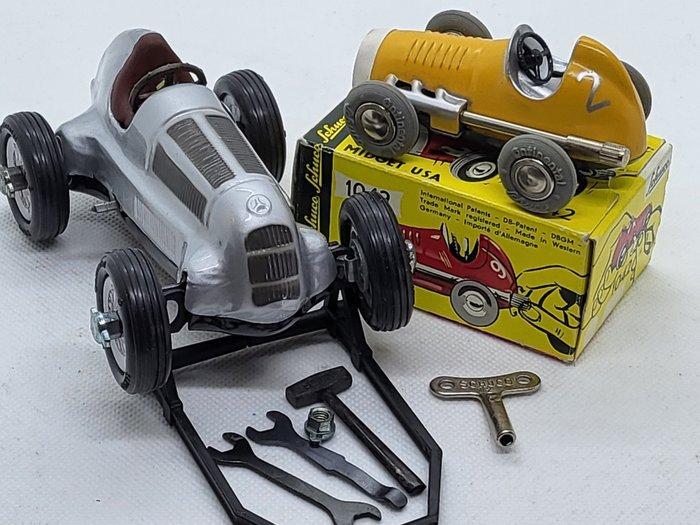 web balkon jeans ② Schuco - 2 racewagens met uurwerk / Micro Racer 1042 und — Antiek |  Speelgoed — 2dehands
