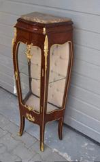 Vitrinekast - Elegante Franse Louis XV-stijl toonbankkast, Antiek en Kunst