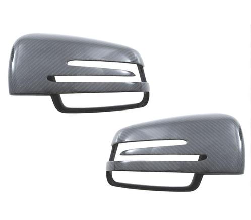 COQUES RETROVISEURS CARBONE MERCEDES CLASSE A B C E S CLA GL, Auto-onderdelen, Carrosserie, Verzenden