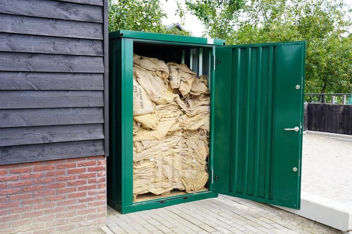 Abri à Bûches Métal - Gardez votre Bois au Sec - Robuste, Jardin & Terrasse, Abris de jardin, Abri de jardin, Neuf, Métal, Sans fenêtres