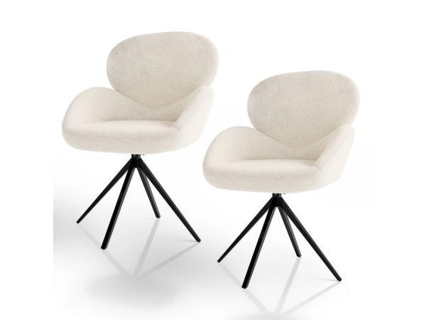 Veiling - Draaistoel Albano 2 stuks, Huis en Inrichting, Stoelen