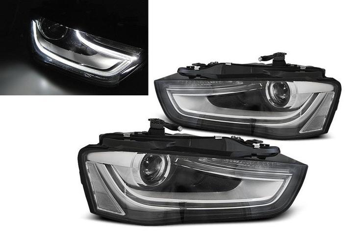 LED Koplampen Bi Xenon look voor Audi A4 B8.5, Auto diversen, Tuning en Styling, Ophalen of Verzenden