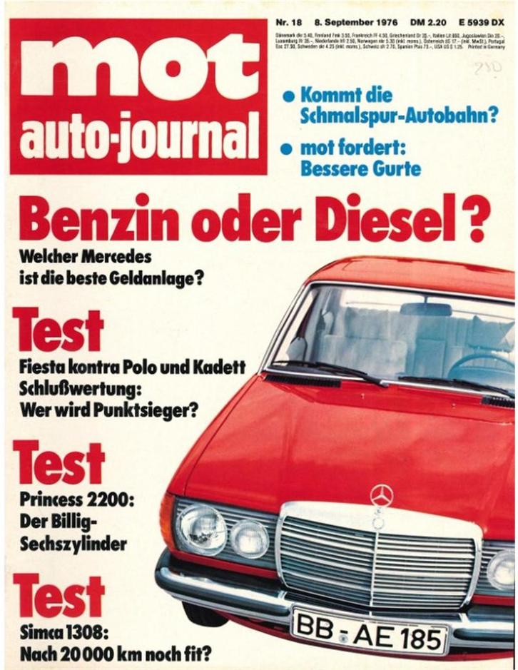 1976 MOT AUTO JOURNAL MAGAZINE 18 DUITS, Boeken, Auto's | Folders en Tijdschriften, Ophalen of Verzenden