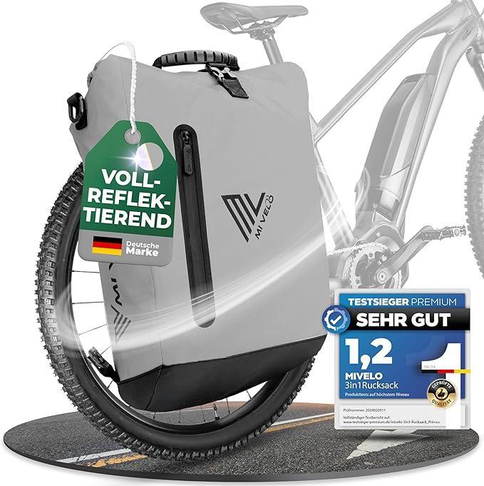 2dekans | MIVELO Fietstas – 3-in-1 Rugzak & Schoudertas –, Fietsen en Brommers, Fietsaccessoires | Overige Fietsaccessoires, Ophalen of Verzenden