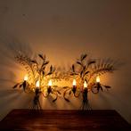 Wandkandelaar (2) - Gesmede wandbeugel in smeedijzer. -