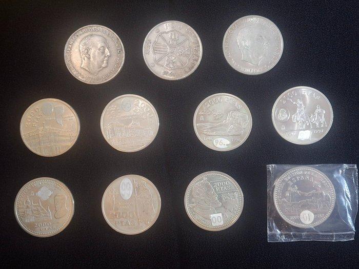 Spanje. Francisco Franco-Juan Carlos I. 1966-2000 (165, Postzegels en Munten, Munten | Europa | Niet-Euromunten