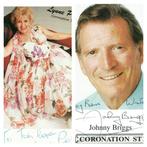 Coronation Street - Johnny Briggs + Lynne Perrie - Signed, Verzamelen, Nieuw