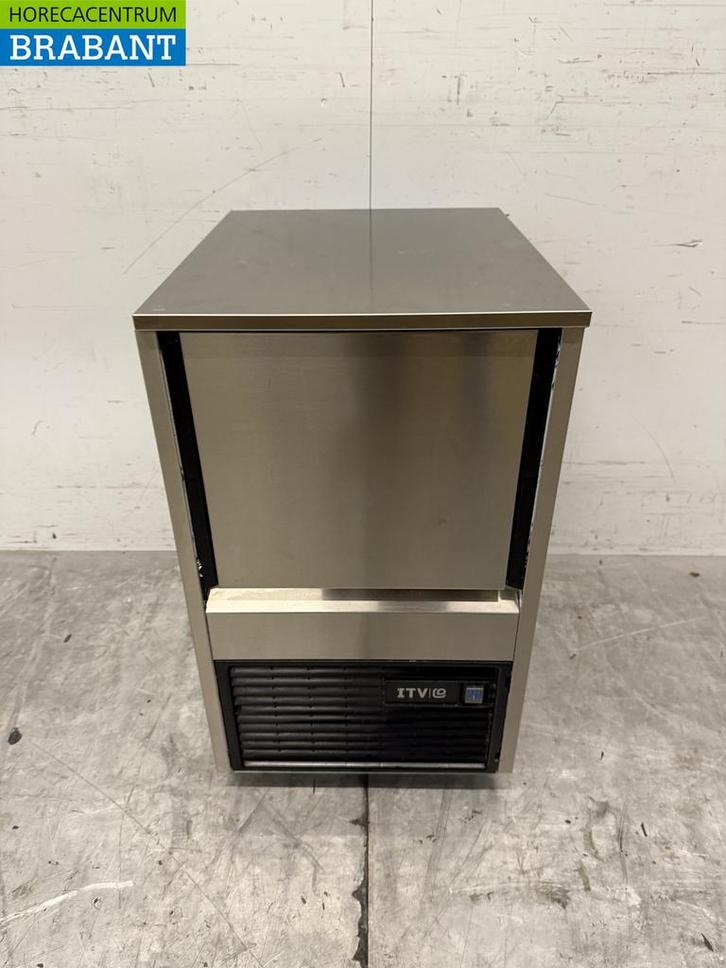 RVS ITV Ijsblokjesmachine 25 kg/24h bunker 6 kilo 230V, Zakelijke goederen, Horeca | Keukenapparatuur, Ophalen of Verzenden