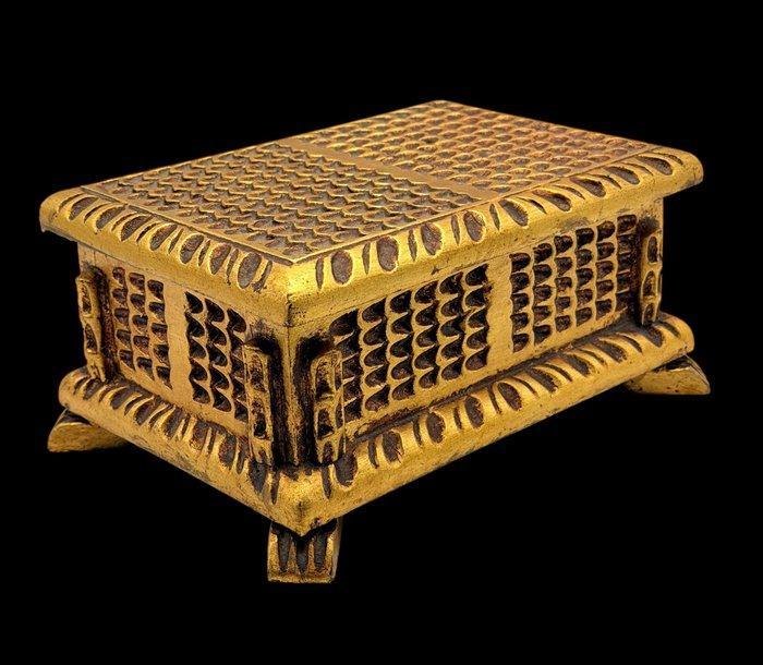 Doos - Hout - Dorada interieurspiegel, Antiek en Kunst, Curiosa en Brocante