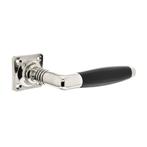 Deurklink ton basic nikkel vierkant rozet, Ophalen of Verzenden, Nieuw, Koper of Messing, Klink of Kruk