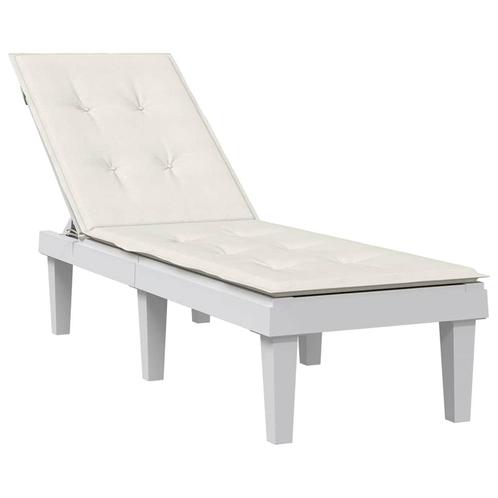 vidaXL Terrasstoelkussen (75+105) x 50 x 4 cm stof gemêleerd, Huis en Inrichting, Woonaccessoires | Kussens, Nieuw, Verzenden