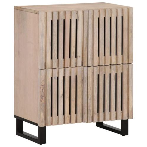vidaXL Dressoir 60x34x75 cm massief mangohout, Huis en Inrichting, Kasten | Overige, Nieuw, Verzenden