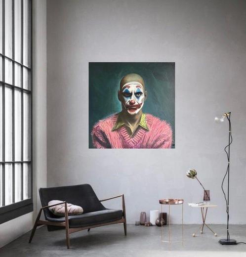 Alex Mro - ‘Joker’ Textured 80/80 cm, Antiek en Kunst, Kunst | Schilderijen | Modern