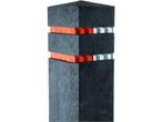 Diamantkoppaal - Kunststof - Reflecterende band - Zwart (1, Verzenden, Nieuw