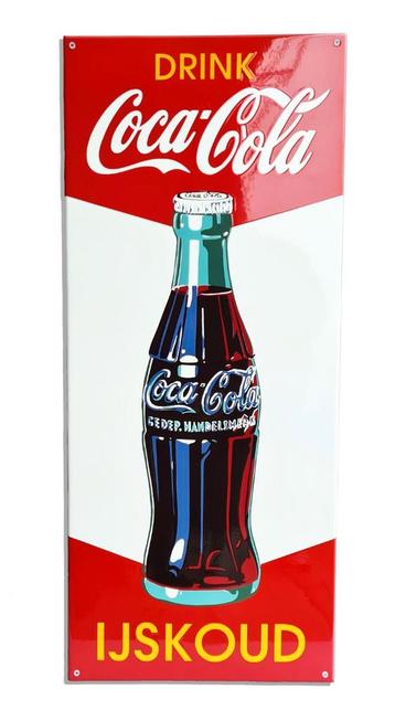 Emaille bord Coca Cola beschikbaar voor biedingen