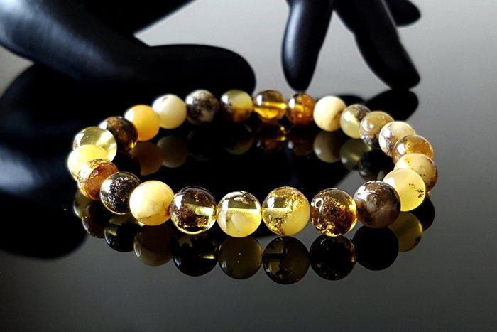 Amber Vintage Baltisch barnsteen armband - ronde bal, Verzamelen, Dierenverzamelingen