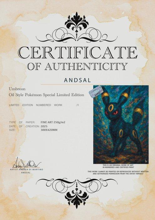 ANDREA DI MARTINO (ANDSAL MCMXCI) - Umbreon Oil Style, Games en Spelcomputers, Spelcomputers | Overige Accessoires
