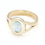 Ring - 14 karaat Geel goud Aquamarijn
