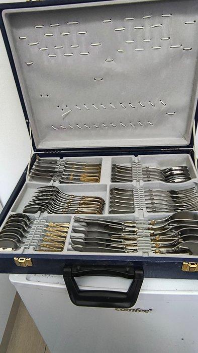 Gottinghen - Bestekset (48) - Staal, Verguld, Antiek en Kunst, Antiek | Meubels | Tafels