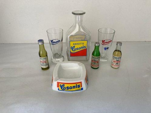 Themacollectie - Lot Casanis Pastis (asbak, karaf, glazen,, Antiek en Kunst, Antiek | Speelgoed