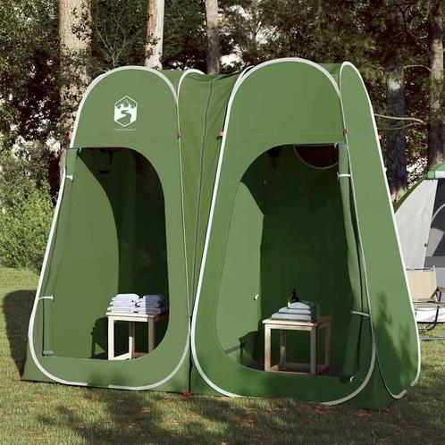 vidaXL Privacytent pop-up waterdicht groen, Caravans en Kamperen, Tenten, Nieuw, Verzenden